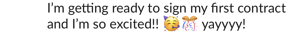 DM from student
