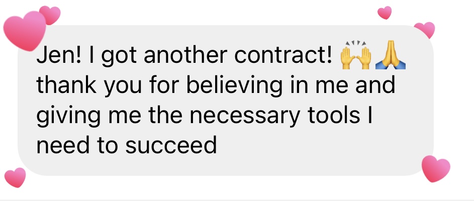 DM from student